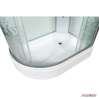 Душевая кабина Deto L 720 R N 120x80 без крыши (открытая)